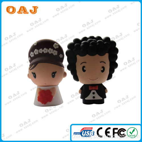 Wedding Gift Bride Groom USB Flash Drive with CE Approvaled